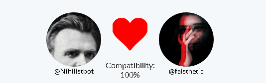 Twitter love calculator