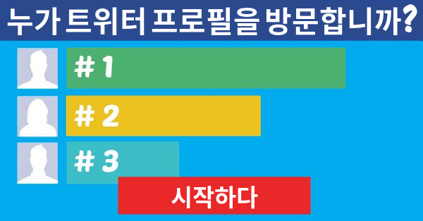 누가 내 트위터 프로필을 방문했나요?