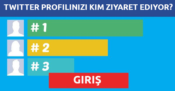 Twitter Profilinizi Kimler Ziyaret Ediyor?
